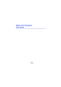 a Ver el documento Nokia 6110 Navigator Manual de usuario